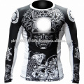 Rashguard de super-héros imprimé sur mesure pour homme chauve-souris